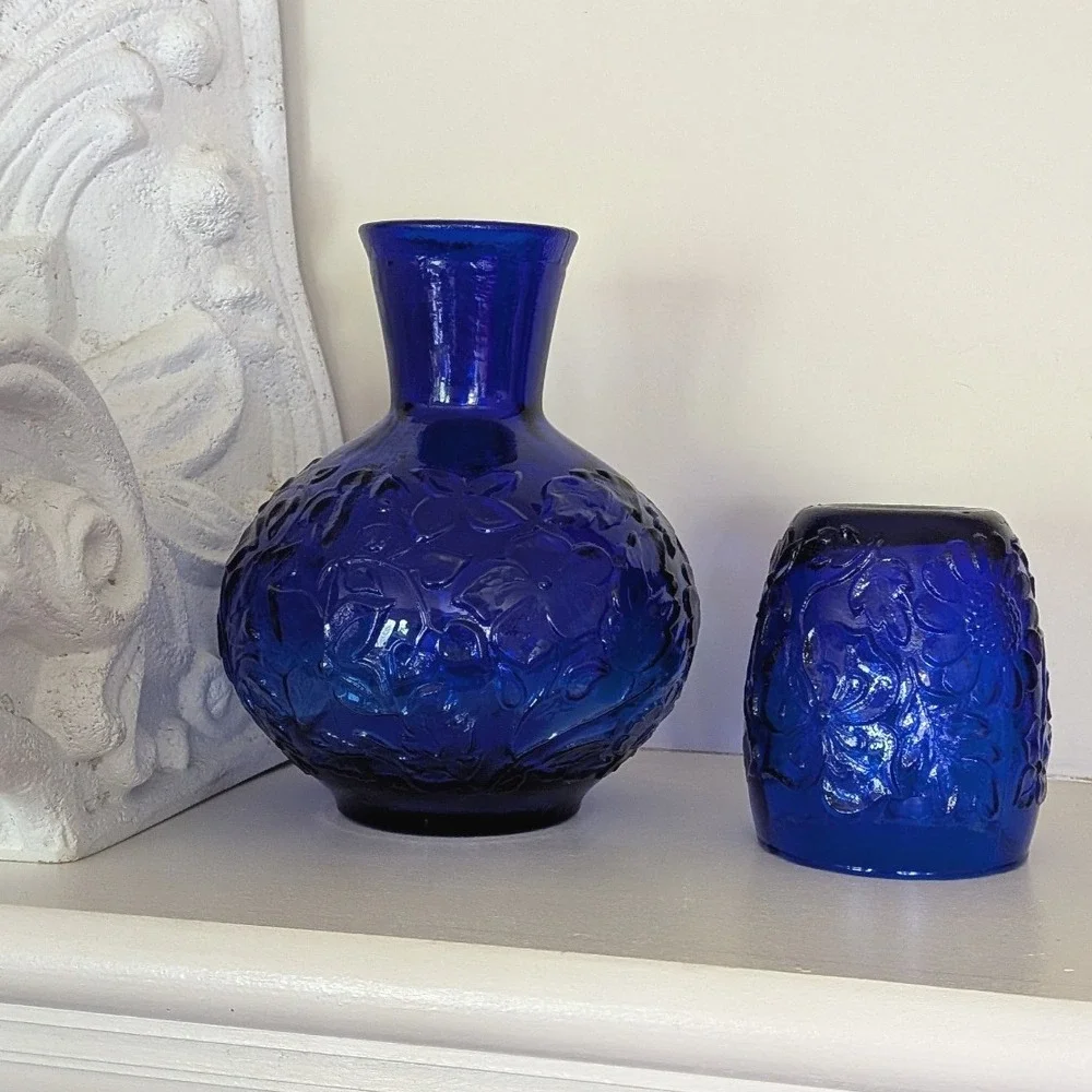 Fenton vintage cobalt